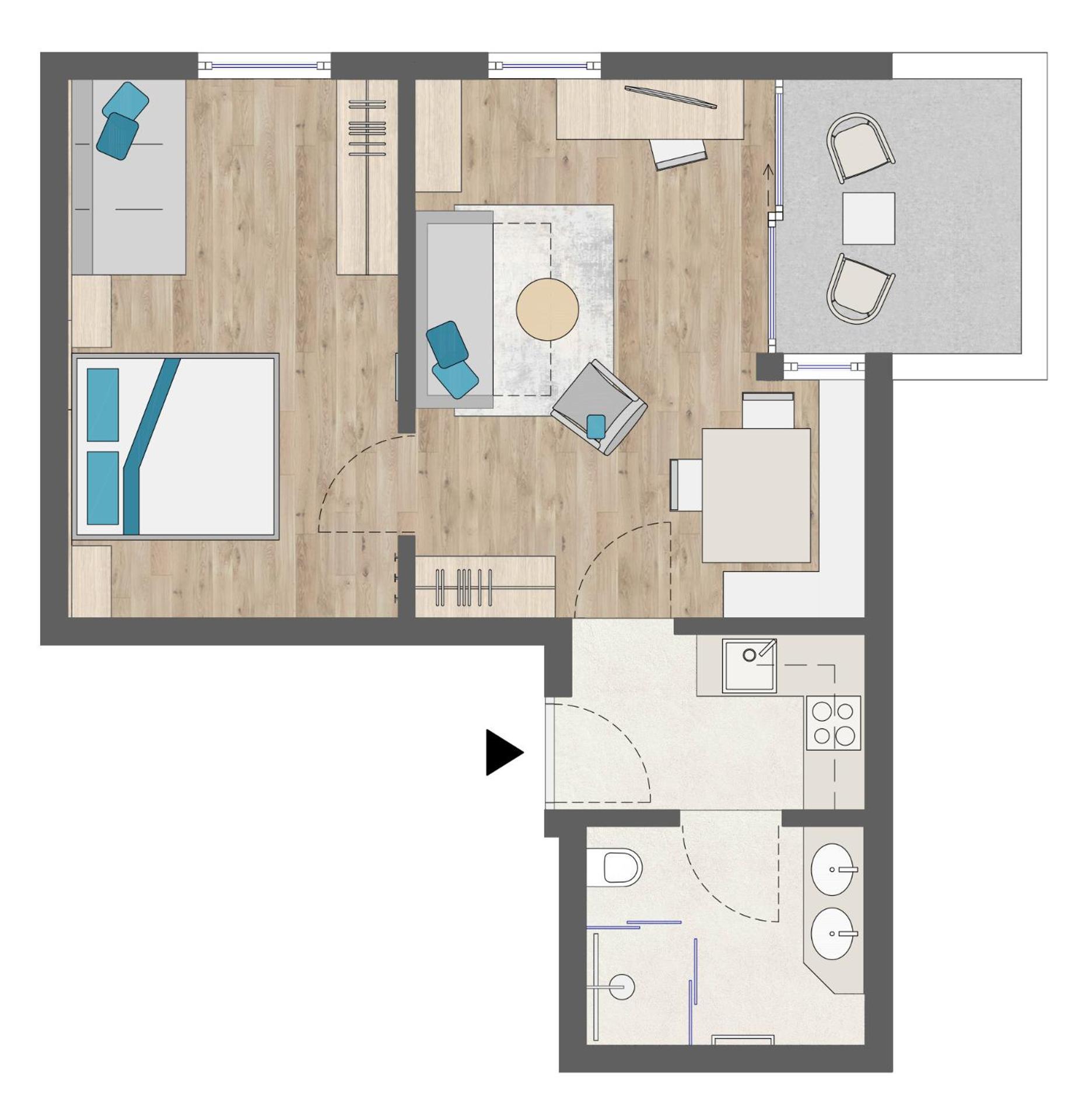 Apartment Pale Fiss Kamer foto