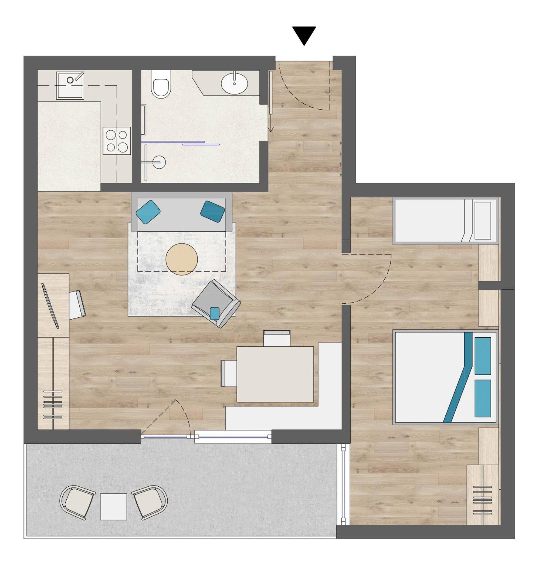 Apartment Pale Fiss Kamer foto